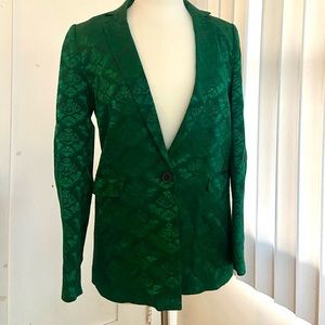 SANDRO EMERALD GREEN BLAZER